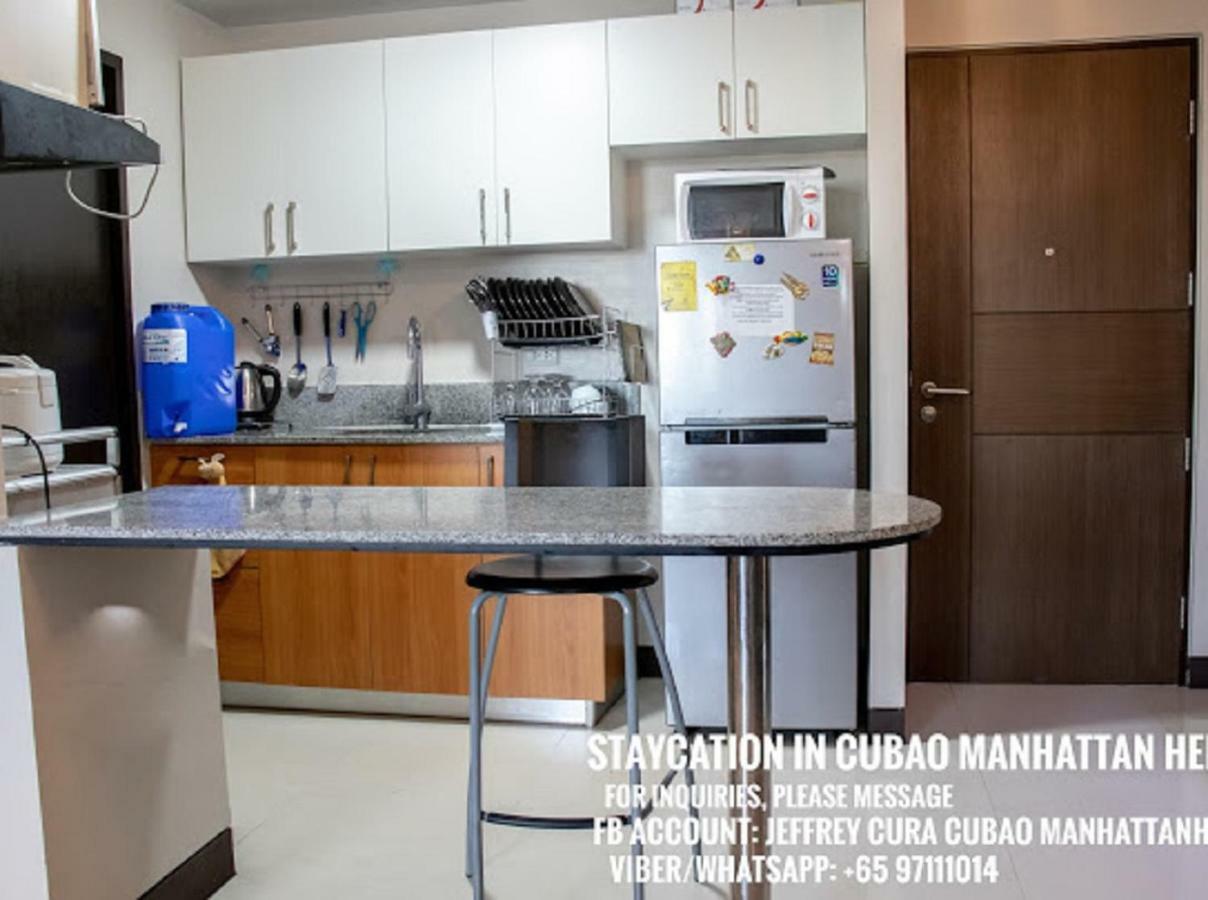 Cubao Manhattan Heights Unit 5A Tower C Ciudad Quezon Exterior foto